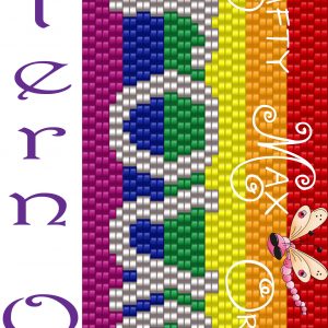 Rainbow Pride / Proud 2Drop Peyote PATTERN ONLY Krafty Max Original