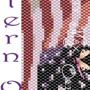 Waving US Flag – Single Drop Peyote PATTERN ONLY – Krafty Max Design