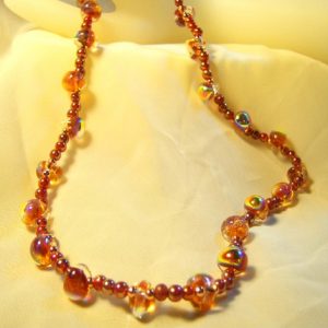 Amber Delight Glow Necklace Set