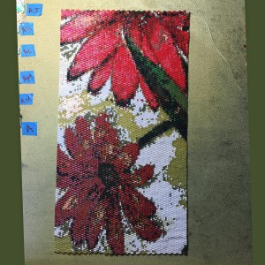 Eva Flower and Dragonflies wrk panel 1 row 258 12650