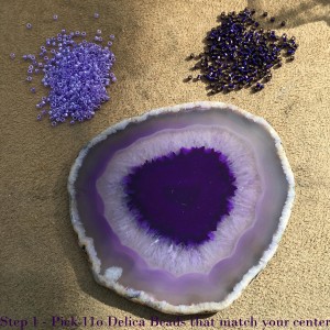 Purple Agate Slice wrk 1