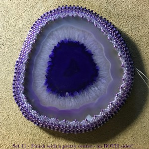 Purple Agate Slice wrk 11