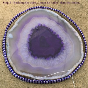 Purple Agate Slice wrk 3