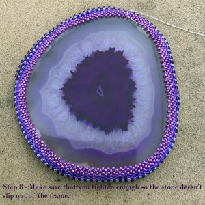 Purple Agate Slice wrk 8