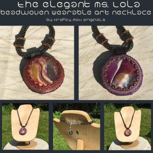 Ms Lola Beadwoven Wearable Art Necklace