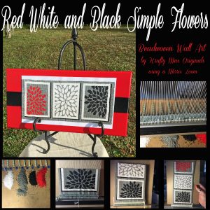 red-white-black-simple-flowers-beadwoven-wall-art-using-mirrix-loom
