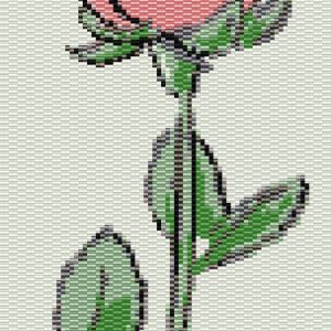 4×12 Long Stem Rose PATTERN ONLY