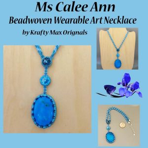 Ms Calee Ann Beadwoven Wearable Art Necklace