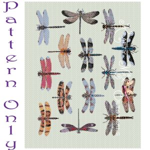 Dragonfly’s Large Art 11×16 PATTERN ONLY