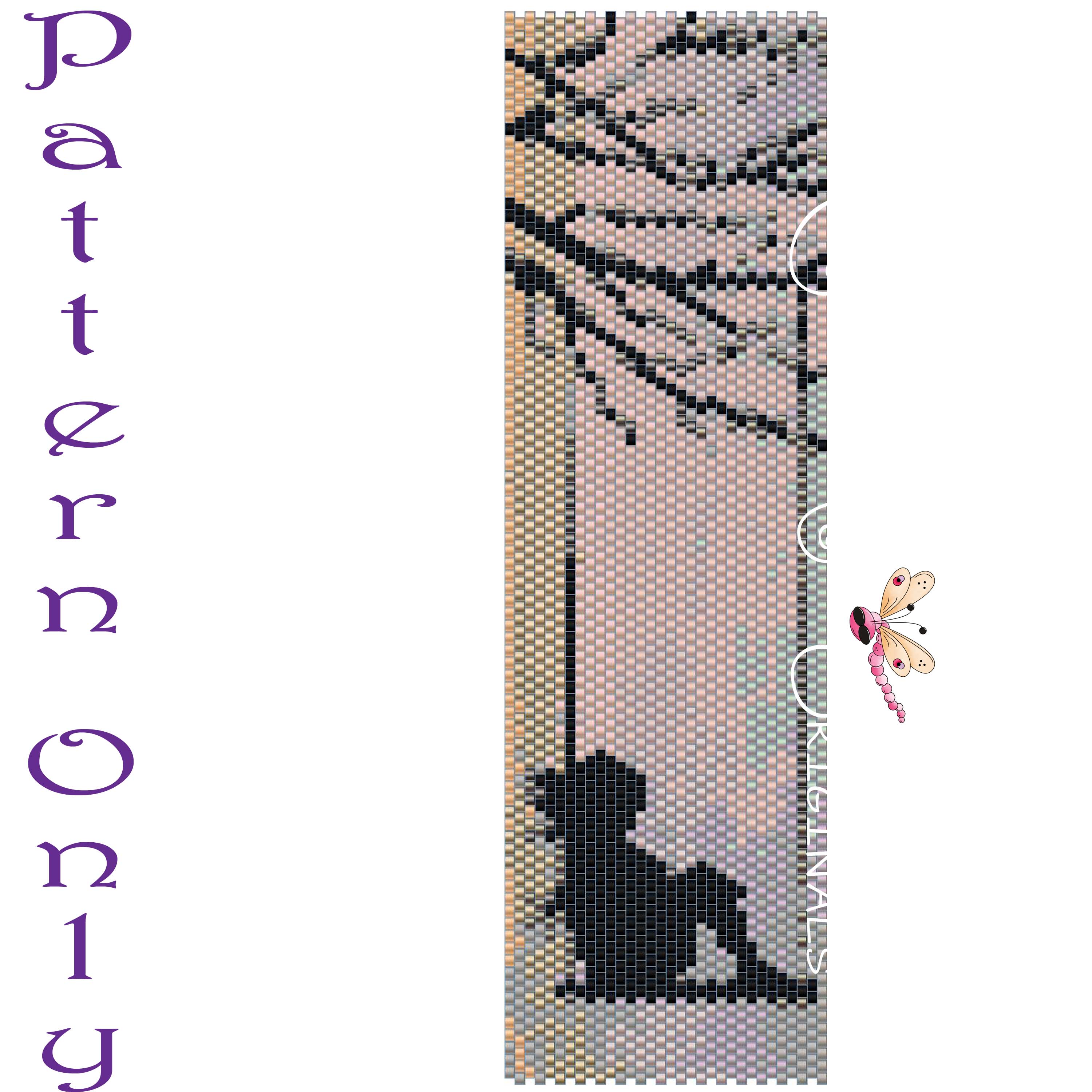 Girl with Swing Silhouette PATTERN ONLY