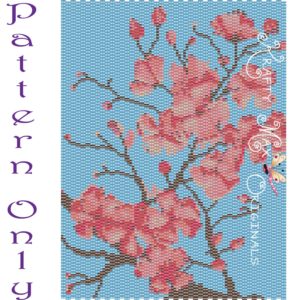 Cherry Blossoms Tree 5×7 Art Design PATTERN ONLY