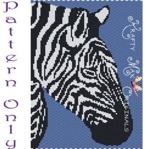 Zebra 5×7 Art Design PATTERN ONLY
