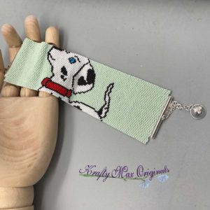 Dalmatian Puppy Beadwoven Bracelet