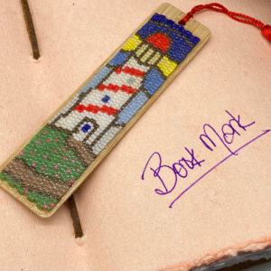 Lighthouse  Beadwoven Original Bookmark