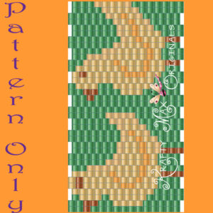 Chicken or Duck Peyote Key Chain PATTERN ONLY