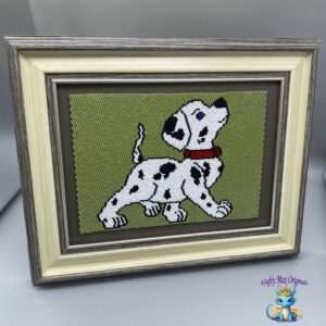 Dalmatian Puppy 5×7 Beadwoven Artwork by Krafty Max Originals